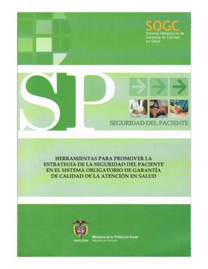 Herramientas para la Seguridad del Paciente