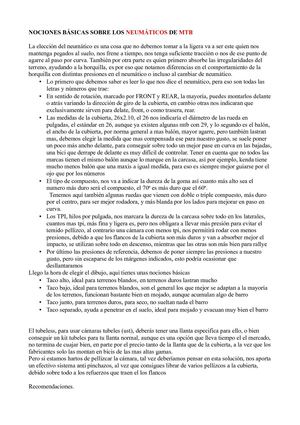 Neumáticos mtb