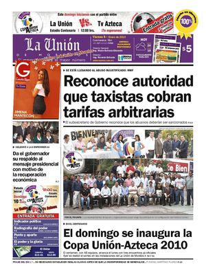 La Unión de Morelos 09 Enero 2010