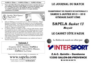NM3 - SAPELA / Le Cannet