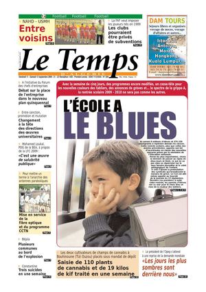 Le Temps d'Algérie www.letempsdz.com édition du 12 septembre2009