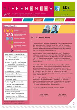 ECE Paris Ecole d'Ingénieurs - Différences Janvier 2010