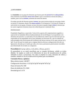 LANTANIDOS