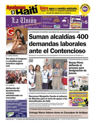 La Unión de Morelos 15 Enero 2010