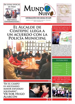 SEMANARIO MUNDO NUEVO. INFOMACIÓN ON AROMA DE CAFÉ