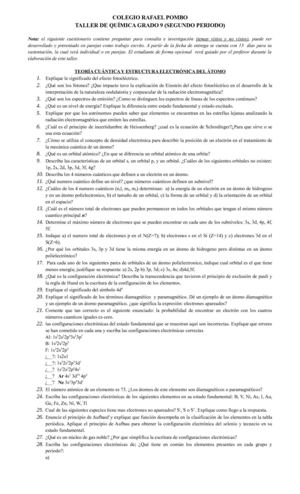 taller quimica grado 9 (segundo periodo)