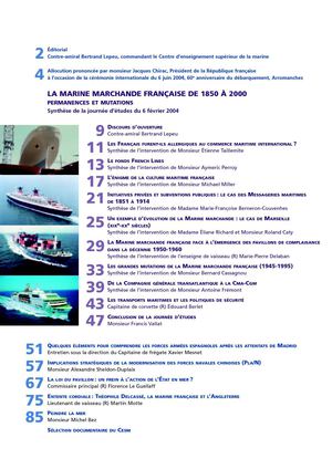 BEM N°29 - La marine marchande française de 1850 à 2000. Permanences et mutations