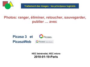 Picasa 3 et PicasaWeb 