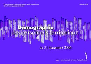 Démographie des personnels territoriaux