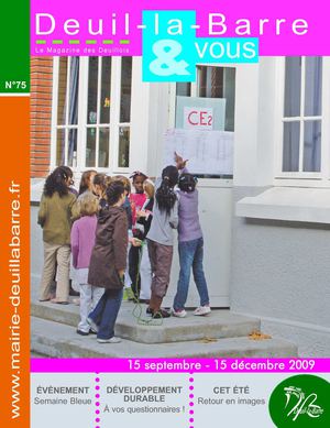 Magazine de Deuil-la-Barre 15 septembre - 15 décembre 2009 