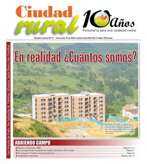 Periódico Ciudad Rural Edición 91 Enero de 2010