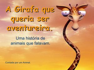 A Girafa que queria ser aventureira - 1