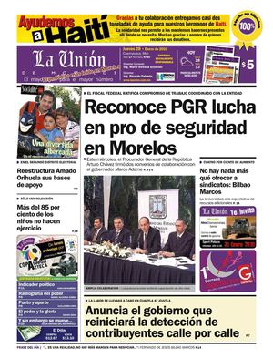 La Unión de Morelos 28 Enero 2010