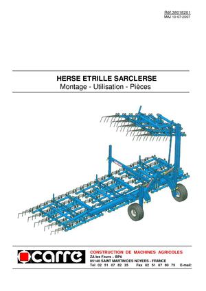 Herse etrille SARCLERSE
