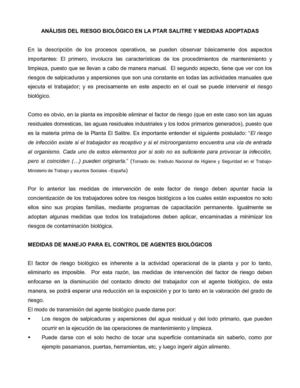 riesgos biologico, tratamiento de aguas