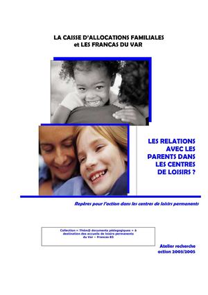 Document Parents centre de loisirs