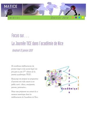 Focus sur la journée académique TICE 2010