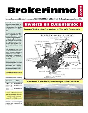 TERRENOS COMERCIALES E INDUSTRIALES EN CD CUAUHTEMOC CHIHUAHUA