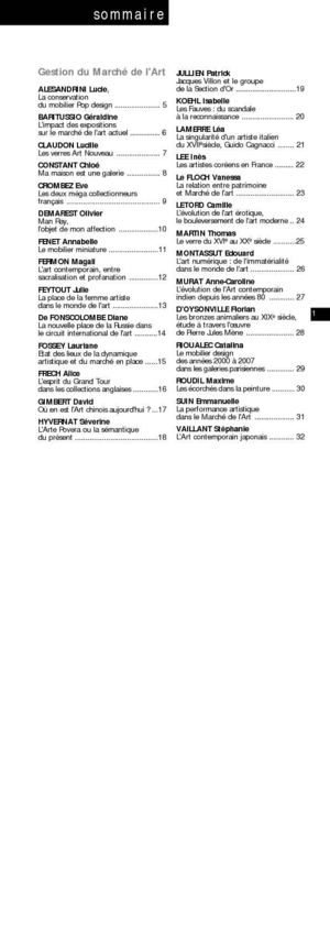 Mémoires EAC 2006-2007