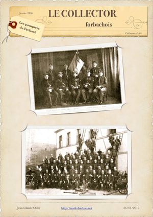 Collector n°: 1 - Les pompiers de Forbach