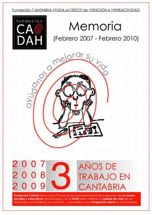 MEMORIA de la Fundación CADAH