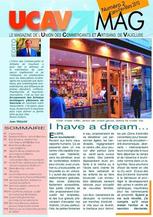 n°2 magazine de l'UCAV - Union des Commerçants et Artisans de Vaucluse 