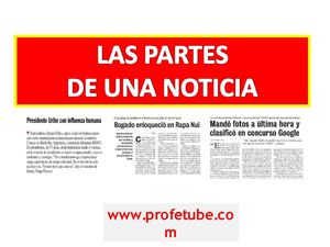 Partes de una Noticia