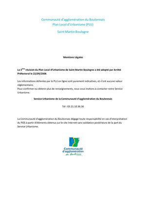 Règlement PLU de Saint Martin