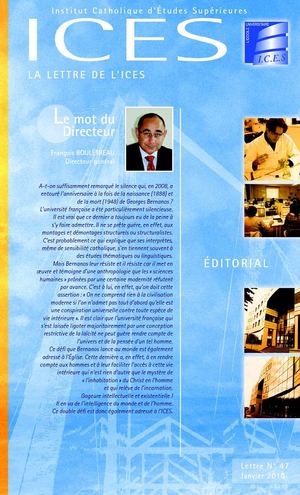 La Lettre de l'ICES - N° 47 -  Janvier 2010