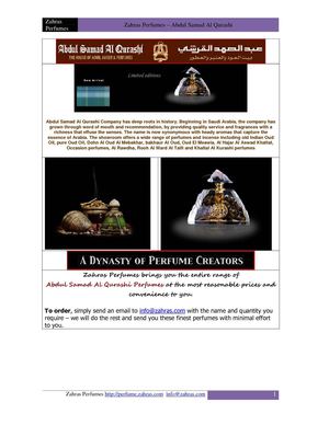 Zahras Perfumes - Abdul Samad Al Qurashi