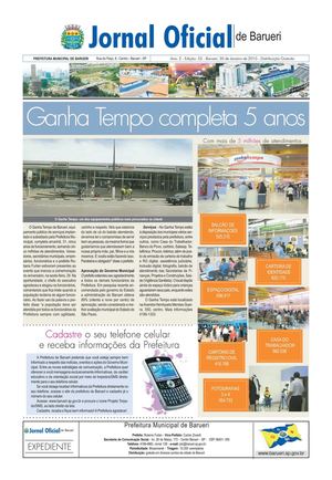 Jornal Barueri - Edição 52 - 30 Jan 2010
