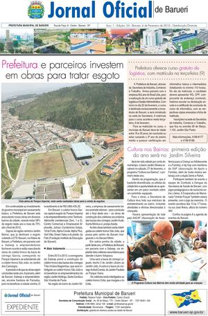 Jornal Barueri - Edição 54 - 06 Fev 2010