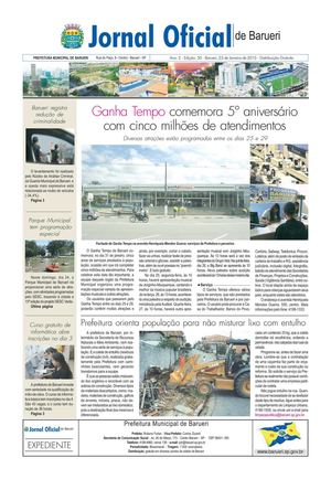 Jornal Barueri - Edição 50 - 23 Jan 2010