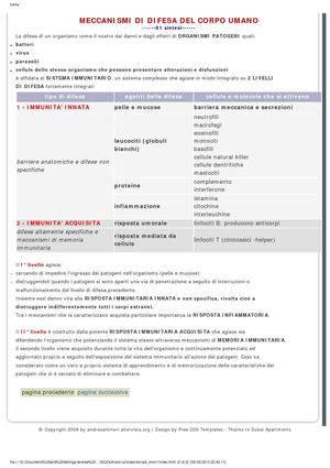 biologia1 - sistema immunitario