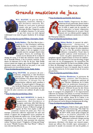 grands musiciens de jazz