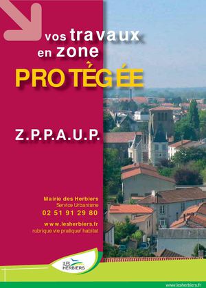 Travaux en zone protégée (ZPPAUP) - Les Herbiers