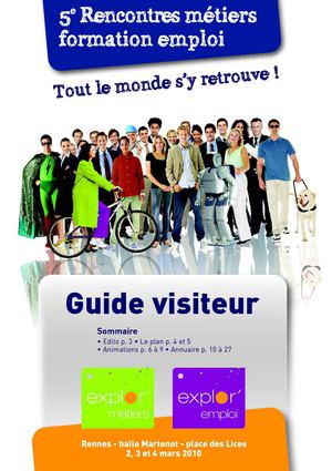 Guide visiteur / Explor'Emploi 2010