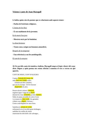 Visions i cants de Joan Maragall (Ariadna)