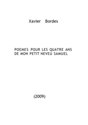 Poèmes pour Samuel - Xavier Bordes