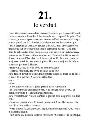 New moon. Chapitre 21. point de vu d'Edward