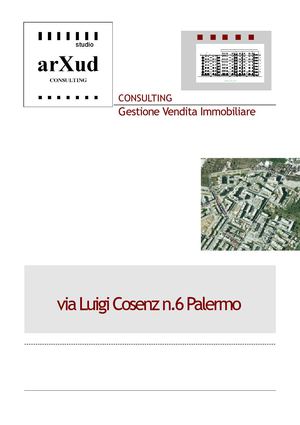 Vendita Immobiliare 90145 Palermo via Cosenz 6