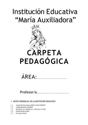 Carpeta pedagogica 2010
