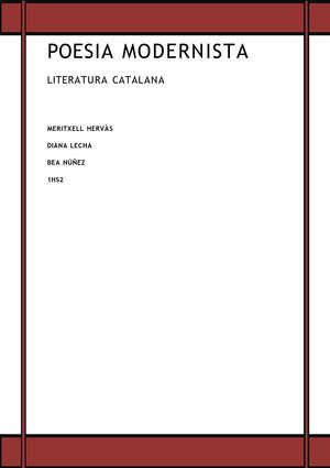 Visions i Cants de Joan Maragall