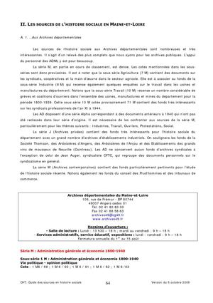 Guide des sources - Maine-et-Loire