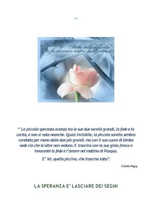 la speranza, la sorella più piccola