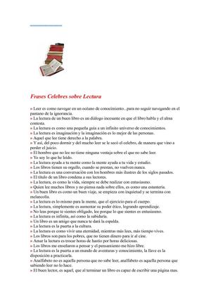 Citas lectura