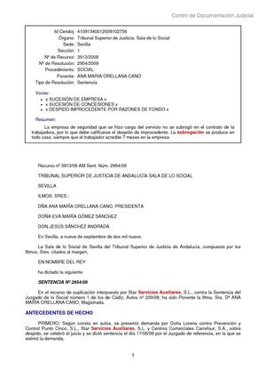 star servicios y securitas con excedencia Auxiliares