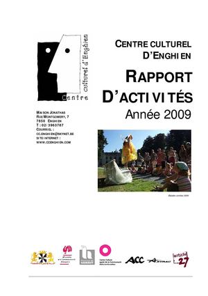 Rapport d'activités 2009