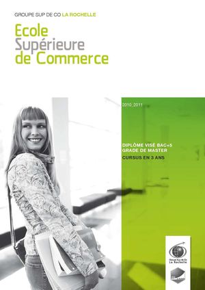 Brochure ESC Grande Ecole