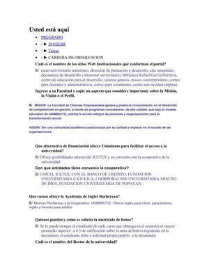 PRUEBA DE OBSERVACION